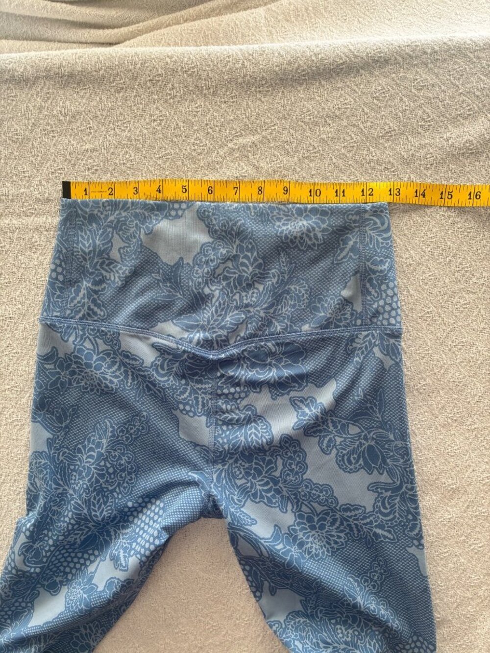 Nike Sculpt Victory High Rise Leggings Womens M Blue Dri-FIT Floral - Picture 4 of 13